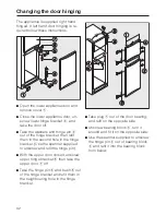 Preview for 32 page of Miele KT 3538 Sed Operating And Installation Manual