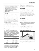 Preview for 31 page of Miele KT 4353 SD ed Operating And Installation Manual