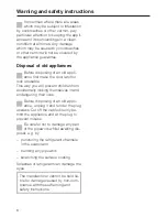 Preview for 8 page of Miele KWL 1090 S Operating And Installation Manual