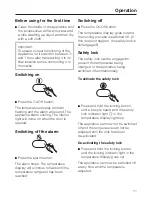 Preview for 11 page of Miele KWL 4612 S Operating And Installation Instructions