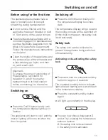 Preview for 11 page of Miele KWL 4712 S ed Operating And Installation Manual