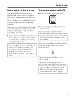 Предварительный просмотр 9 страницы Miele KWT 1601 SF Operating And Installation Instructions