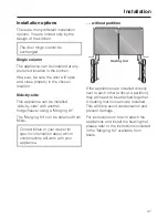 Предварительный просмотр 37 страницы Miele KWT 1601 SF Operating And Installation Instructions