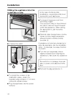 Предварительный просмотр 48 страницы Miele KWT 1601 SF Operating And Installation Instructions