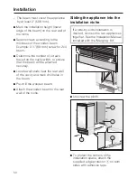 Preview for 50 page of Miele KWT 1601 Vi Operating And Installation Manual