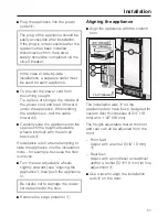 Preview for 51 page of Miele KWT 1601 Vi Operating And Installation Manual