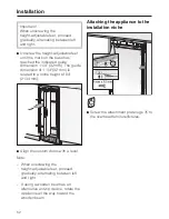 Preview for 52 page of Miele KWT 1601 Vi Operating And Installation Manual