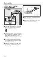 Preview for 56 page of Miele KWT 1601 Vi Operating And Installation Manual