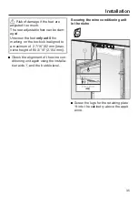 Preview for 35 page of Miele KWT 2601 Vi Operating And Installation Instructions