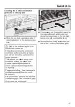 Preview for 47 page of Miele KWT 2661 ViS Operating And Installation Instructions