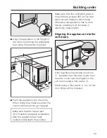 Предварительный просмотр 33 страницы Miele KWT 4154 UG Operating And Installation Instructions