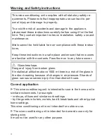 Preview for 4 page of Miele KWT 6112 iG ed/cs Operating And Installation Instructions