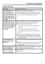 Предварительный просмотр 49 страницы Miele KWT 6422 iG Operating And Installation Instructions