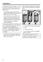 Предварительный просмотр 58 страницы Miele KWT 6422 iG Operating And Installation Instructions