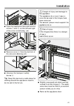 Предварительный просмотр 61 страницы Miele KWT 6422 iG Operating And Installation Instructions