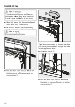 Предварительный просмотр 62 страницы Miele KWT 6422 iG Operating And Installation Instructions