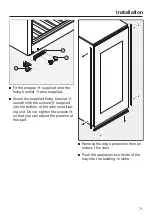 Предварительный просмотр 71 страницы Miele KWT 6422 iG Operating And Installation Instructions