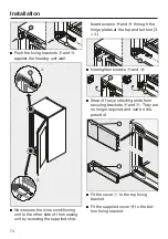 Предварительный просмотр 74 страницы Miele KWT 6422 iG Operating And Installation Instructions