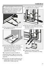 Предварительный просмотр 75 страницы Miele KWT 6422 iG Operating And Installation Instructions