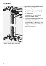 Предварительный просмотр 78 страницы Miele KWT 6422 iG Operating And Installation Instructions