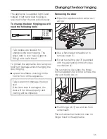 Предварительный просмотр 55 страницы Miele KWT 6831 SG Operating And Installation Instructions