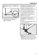 Preview for 55 page of Miele KWT 6833 SG Operating And Installation Instructions