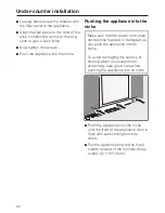 Preview for 66 page of Miele KWT6322 Operating And Installation Instructions