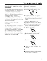 Предварительный просмотр 23 страницы Miele KWT6832SGS Operating And Installation Instructions