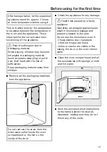 Предварительный просмотр 15 страницы Miele M 2240 SC Operating Instructions Manual