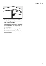 Предварительный просмотр 21 страницы Miele M 2241 SC Operating And Installation Instructions