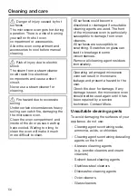 Предварительный просмотр 56 страницы Miele M 2241 SC Operating And Installation Instructions