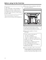 Предварительный просмотр 20 страницы Miele M 613 G Operating Instructions Manual