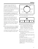 Предварительный просмотр 27 страницы Miele M 613 G Operating Instructions Manual