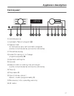 Предварительный просмотр 17 страницы Miele M 6160 TC Operating And Installation Instructions