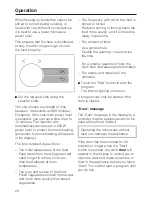 Предварительный просмотр 28 страницы Miele M 6160 TC Operating And Installation Instructions