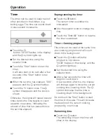 Предварительный просмотр 32 страницы Miele M 6160 TC Operating And Installation Instructions