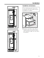 Предварительный просмотр 61 страницы Miele M 6160 TC Operating And Installation Instructions