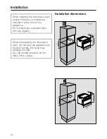 Preview for 4 page of Miele M 6260 TC Installation Instructions Manual