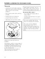 Preview for 20 page of Miele M 637-45 ECR Operating Instructions Manual