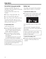 Preview for 26 page of Miele M 637-45 ECR Operating Instructions Manual