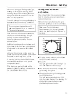 Preview for 29 page of Miele M 637-45 ECR Operating Instructions Manual