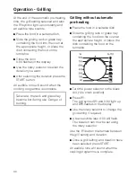 Preview for 30 page of Miele M 637-45 ECR Operating Instructions Manual