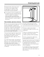 Preview for 45 page of Miele M 637-45 ECR Operating Instructions Manual