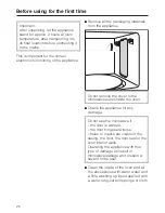 Предварительный просмотр 20 страницы Miele M 637 EC Operating Instructions Manual