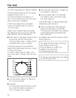 Предварительный просмотр 32 страницы Miele M 637 EC Operating Instructions Manual