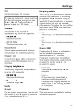 Preview for 41 page of Miele M 7140 TC Operating Instructions Manual