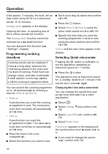 Preview for 46 page of Miele M 7140 TC Operating Instructions Manual