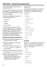 Preview for 50 page of Miele M 7140 TC Operating Instructions Manual