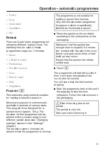 Preview for 51 page of Miele M 7140 TC Operating Instructions Manual