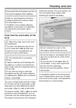 Preview for 65 page of Miele M 7140 TC Operating Instructions Manual